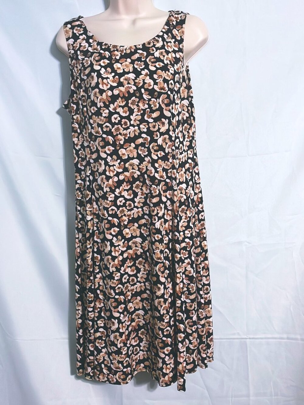 Perceptions Cute Sleeveless Floral Dress Size L
